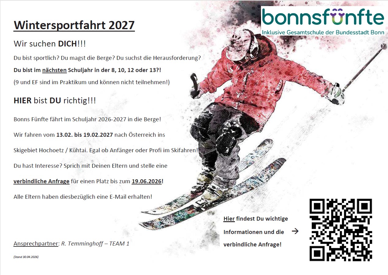 Flyer Wintersportfahrt 2027
